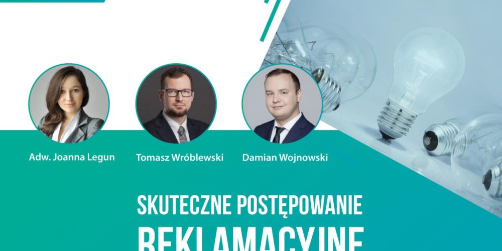Szkolenie – Rozpatrywanie reklamacji przez przedsiębiorstwo energetyczne