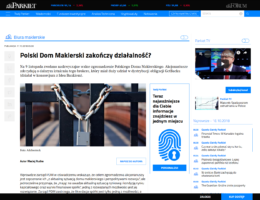 Komentarz Mec. Macieja Raczyńskiego dla Parkiet.com