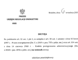 We have obtained another license for the production of energy in a renewable energy facility