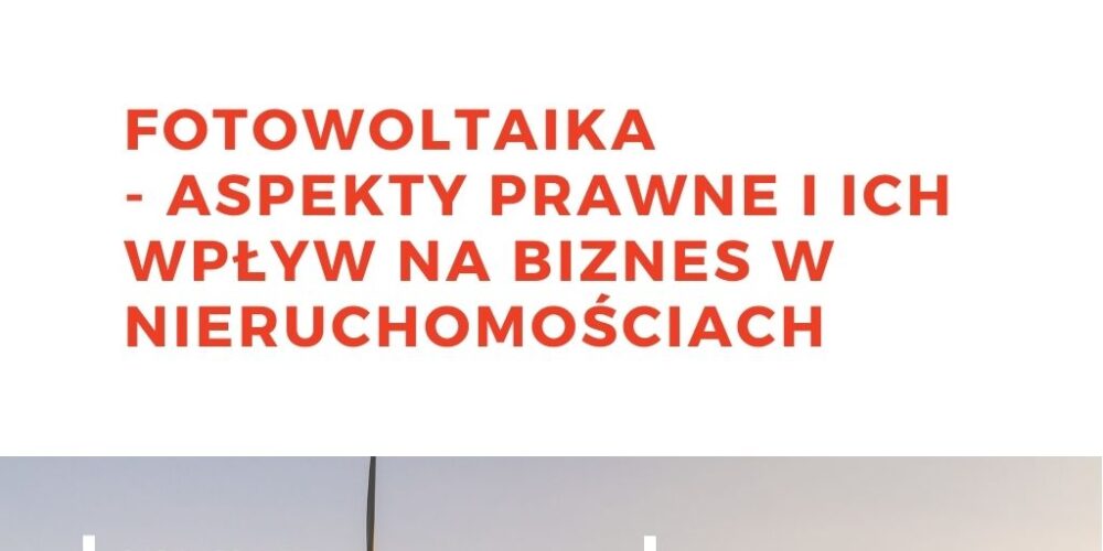 Workshop – implementation of photovoltaic installations on commercial buildings – ways of energy billing