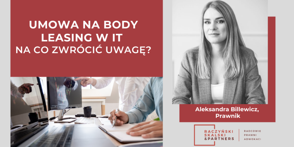 UMOWA NA BODY LEASING W IT – na co zwrócić uwagę?