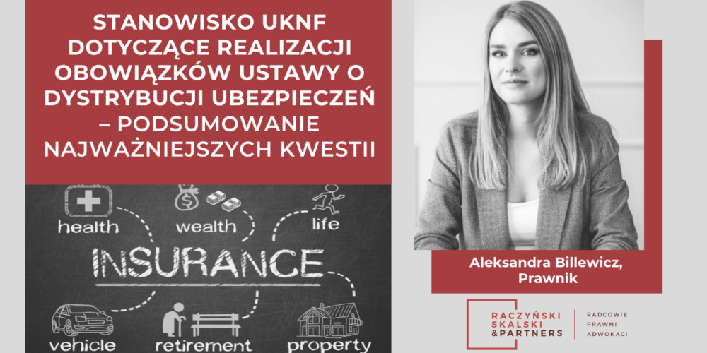 Stanowisko UKNF – obowiązki ustawy o dystrybucji ubezpieczeń