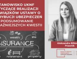 Stanowisko UKNF – obowiązki ustawy o dystrybucji ubezpieczeń