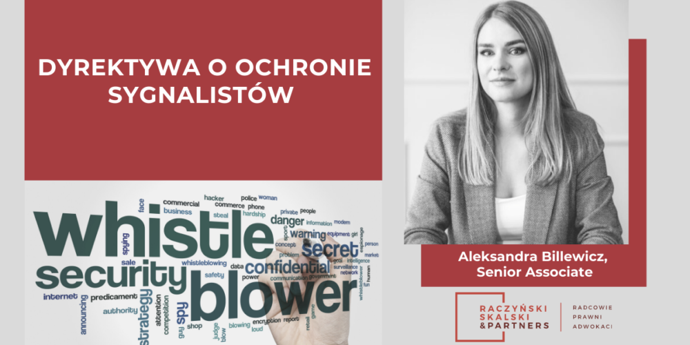 DYREKTYWA O OCHRONIE SYGNALISTÓW