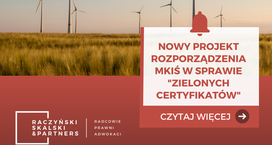 NOWY PROJEKT ROZPORZĄDZENIA MINISTRA KLIMATU I ŚRODOWISKA