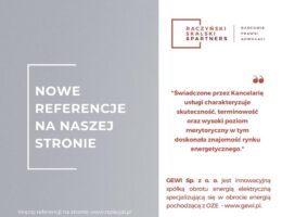 NEW TESTIMONIALS FROM OUR CLIENT – GEWI SP. Z O. O.