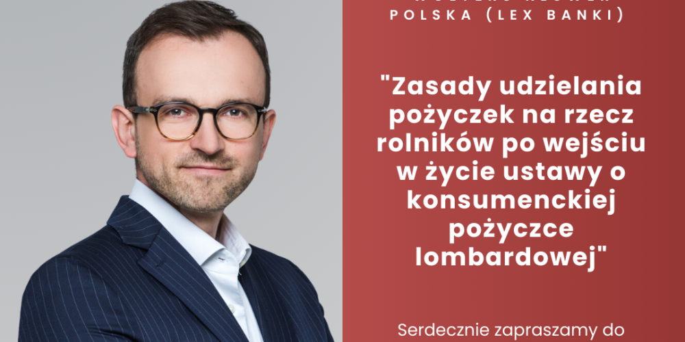 PUBLIKACJA MEC. MACIEJA RACZYŃSKIEGO DLA WYDAWNICTWA WOLTERS KLUWER POLSKA (LEX BANKI)