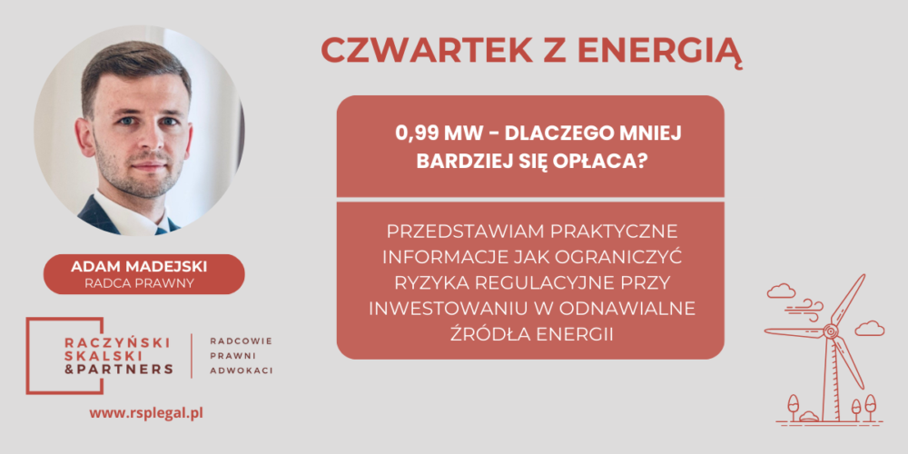 Czwartek z energią: 0,99 MW – dlaczego mniej bardziej się opłaca?