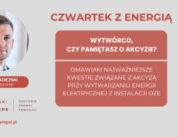 Energy Thursday: Generator, do you remember the excise tax?