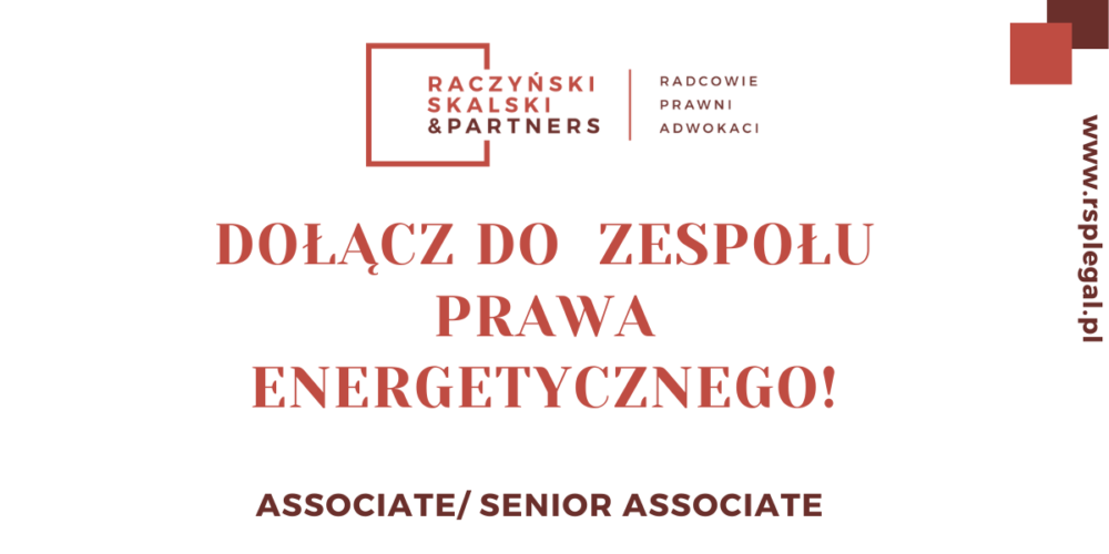 Rekrutacja – Dołącz do zespołu prawa energetycznego!