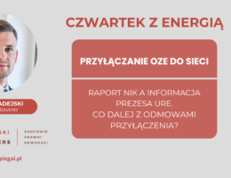 Energy Thursday: Connecting RES to the grid