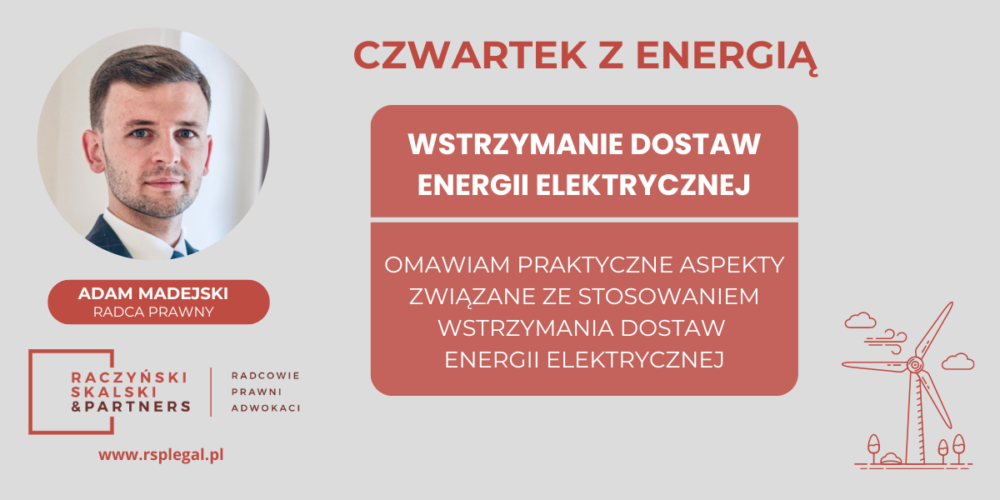 Czwartek z energią: Wstrzymanie dostaw energii elektrycznej