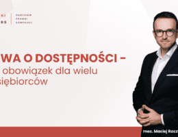 Accessibility law – an important obligation for many entrepreneurs