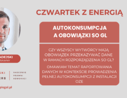 Thursday with energy: Does full self-consumption exempt you from reporting under SO GL?